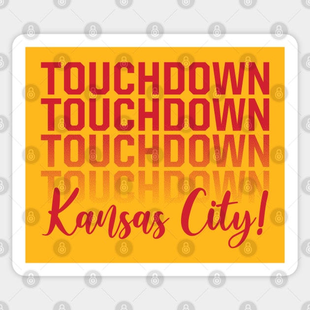 Touchdown Kansas City! Sticker by bellamuert3